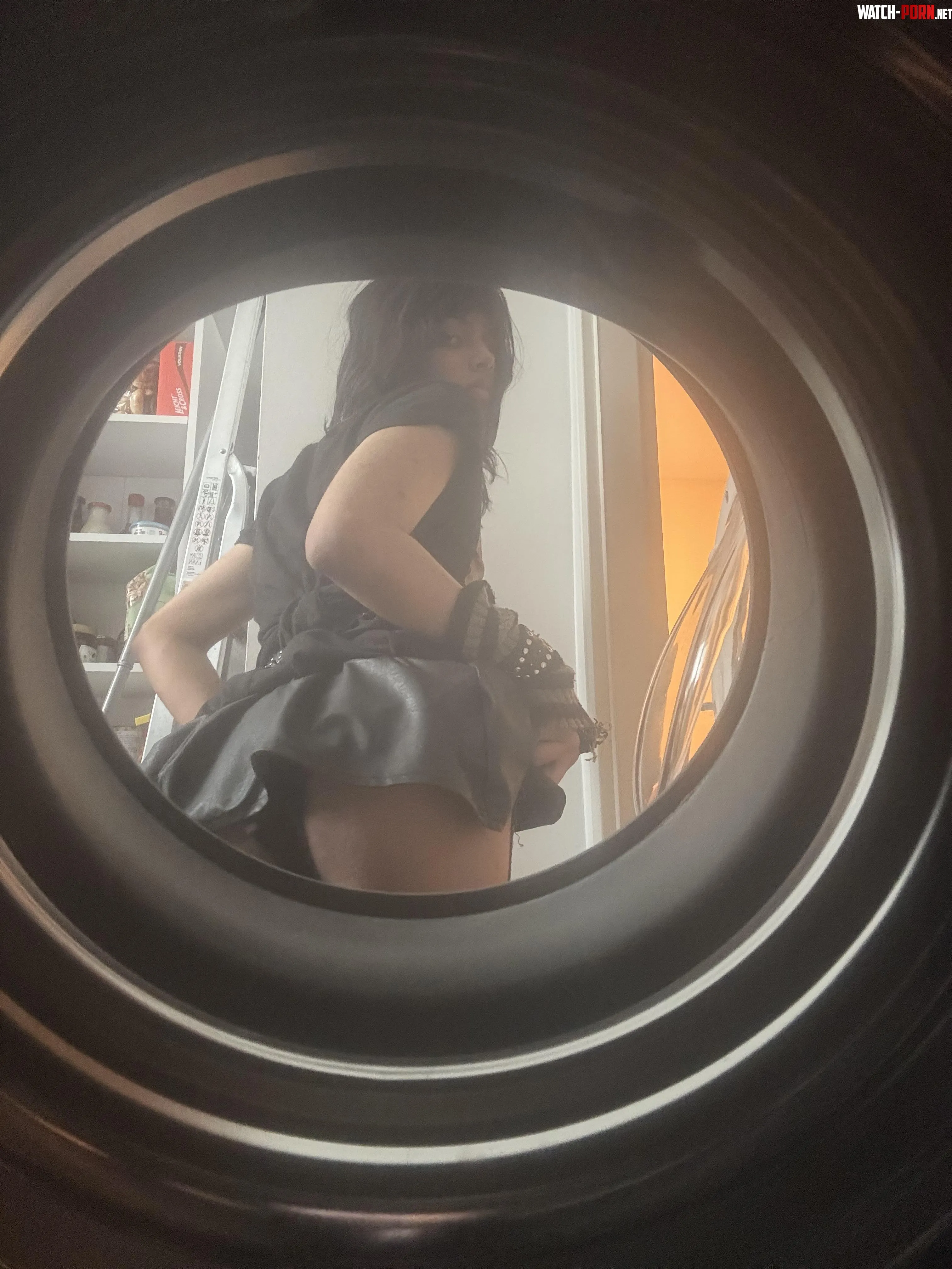Are you spying on me undressing in the bathroom again? 🥺 by Friskalicious