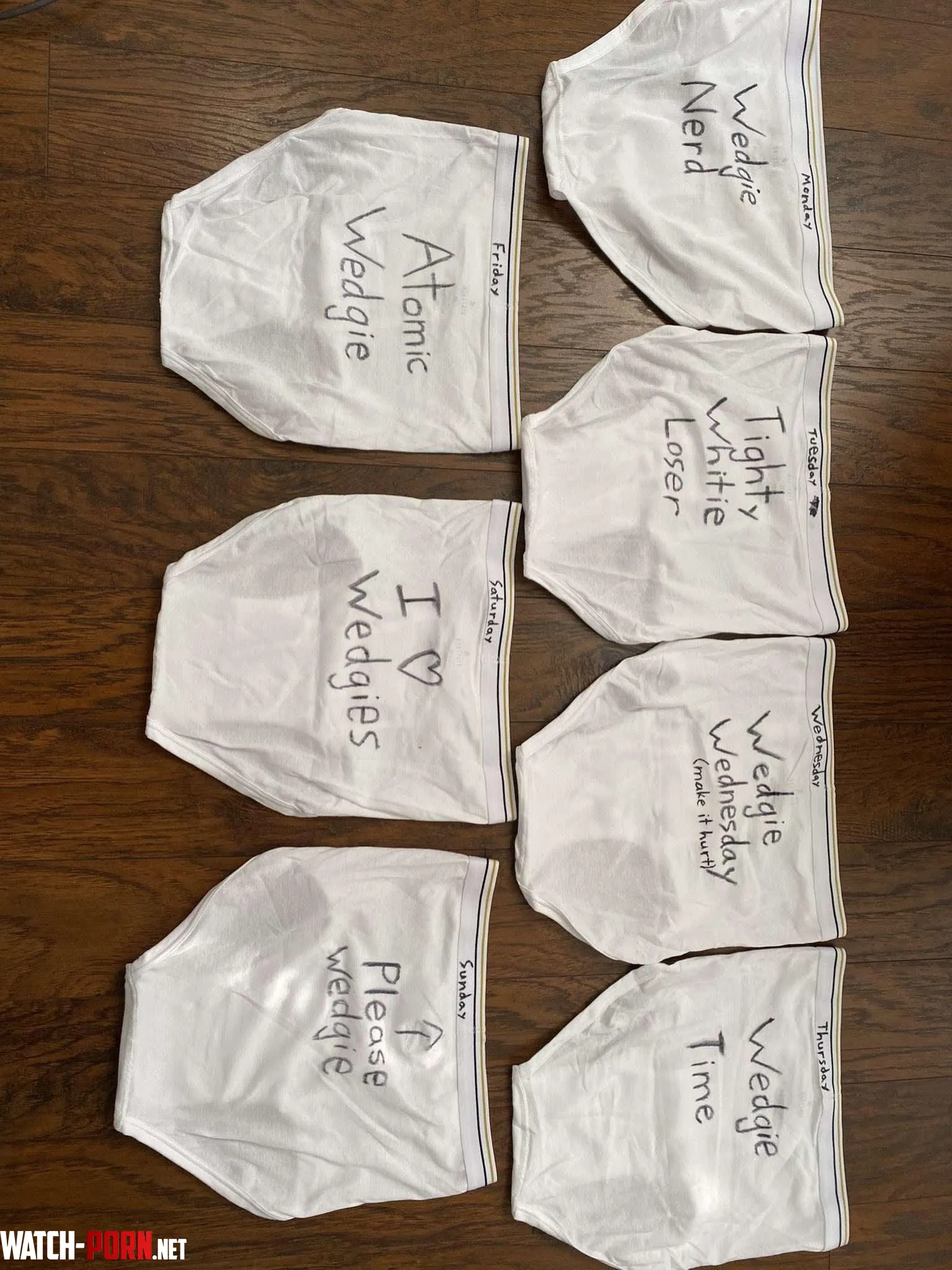 What my dorks wear for the week by elliethedomina