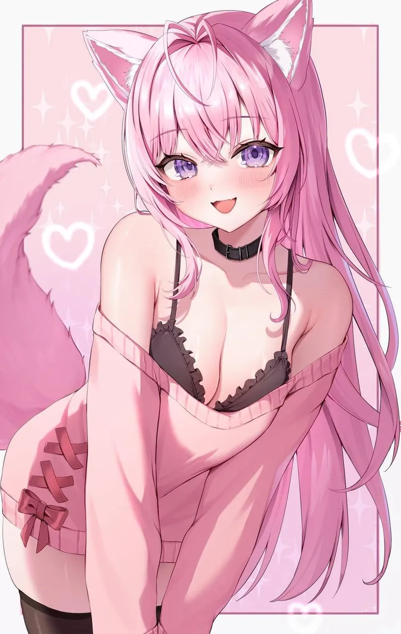 Thumbnail Cute Hakui Koyori from hololive Springs to Life in Ecchi Art by RainDMask