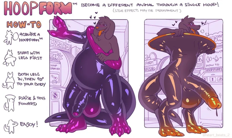 Thumbnail Intriguing Transformation: Hoopforms (HeartBeats) by NorurTRW