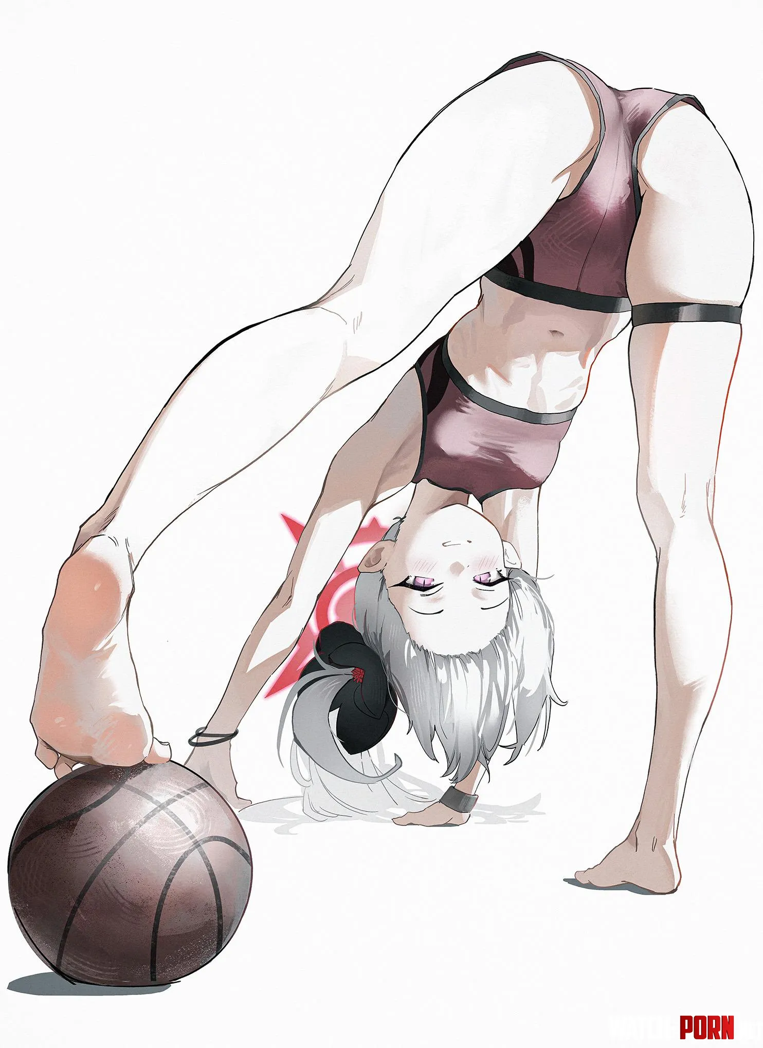 Stretching is important (kiqusha_) [Blue Archive] by That-casual-guy