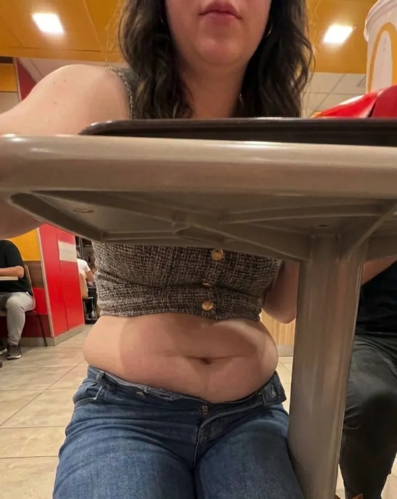 Thumbnail Public Stuffing at McDonald's by Tinylolita_ Stuffers