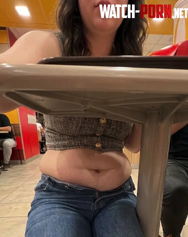 Public stuffing, would you notice if u were in the McDonalds ? 🤭 by tinylolita_