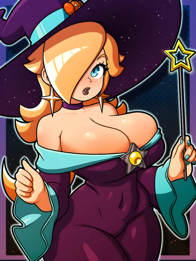 Thumbnail WITCHY Rosalina by ToonParadise in Mariorule34