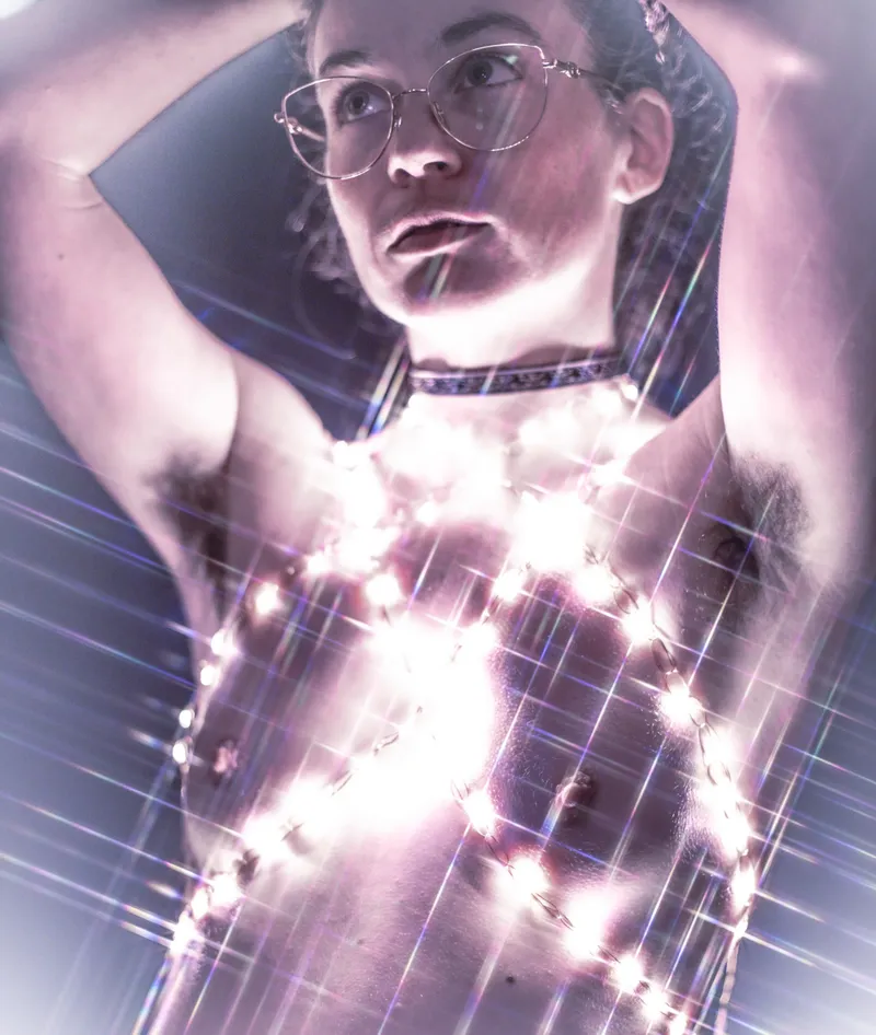Thumbnail Glow Self-Shot: Hairy Armpits Radiance by _creature_feature | HairyArmpits Category