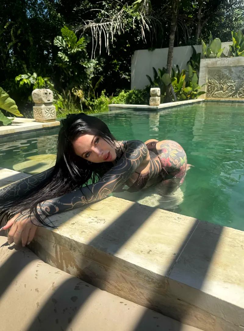 Thumbnail In the Brown Bikini Spotlight | Author: inkedgirlmiaaa
