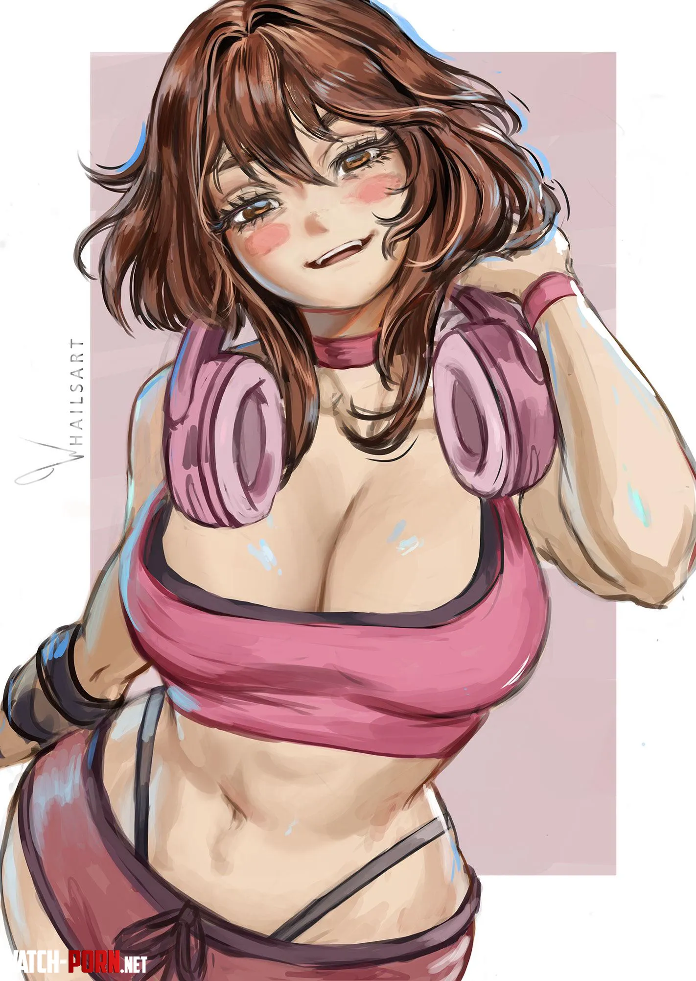 Mommy Uraraka (Whails) by Silent_Steak_9540