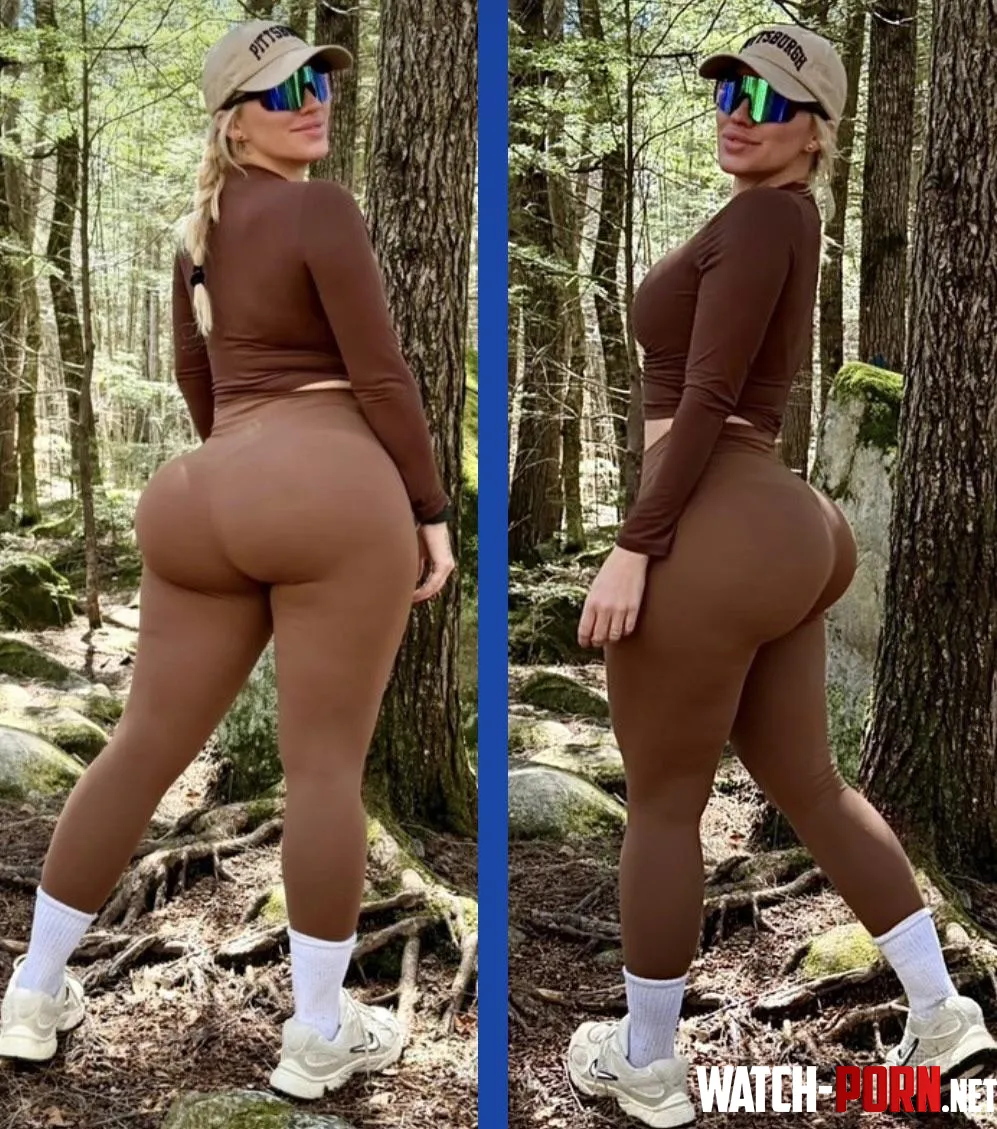 Blonde PAWG on a hike 🏕️🍑 by Low-Night-2717