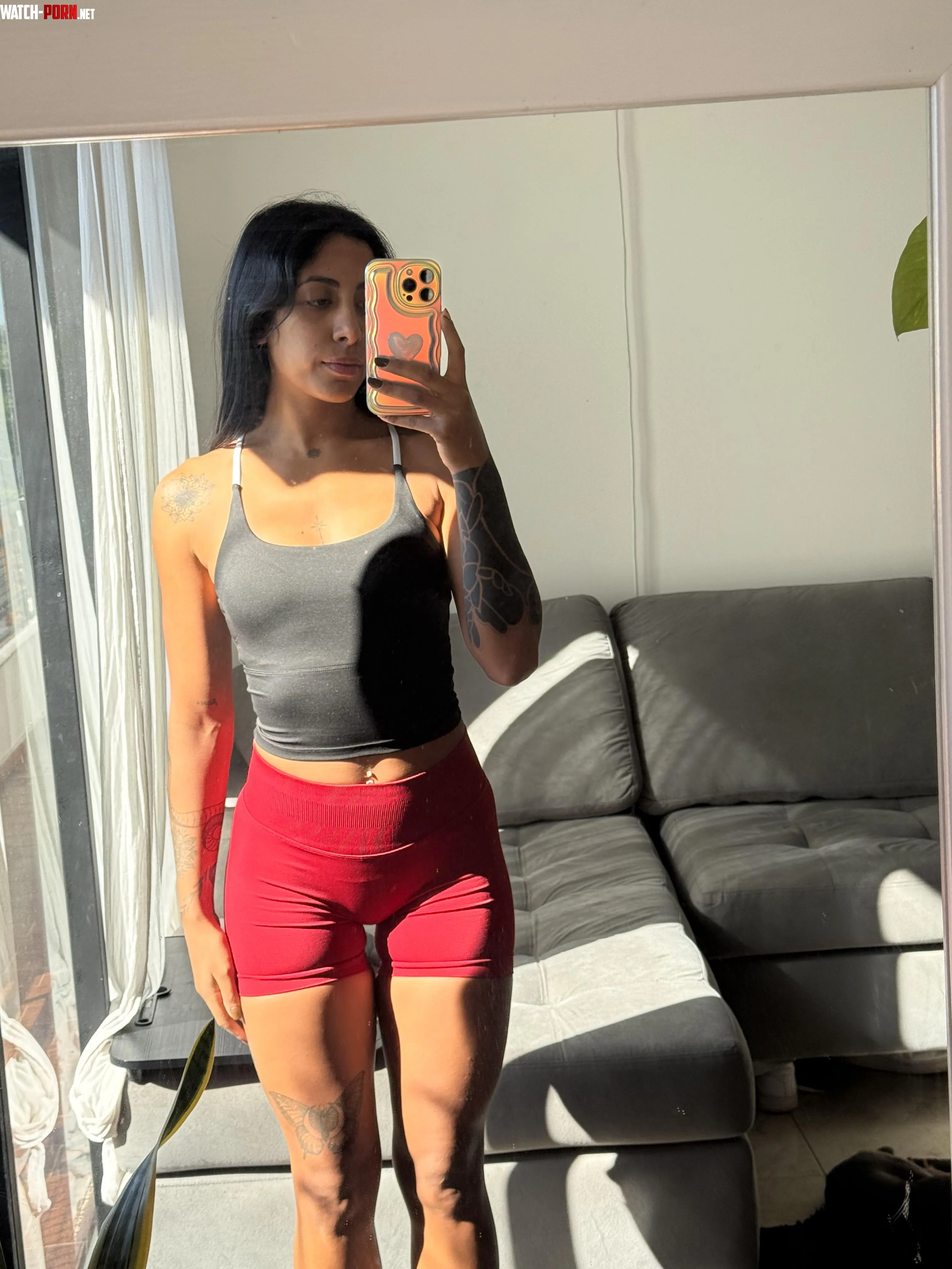 My crotch was all sweaty after the gym by Brunettesweett