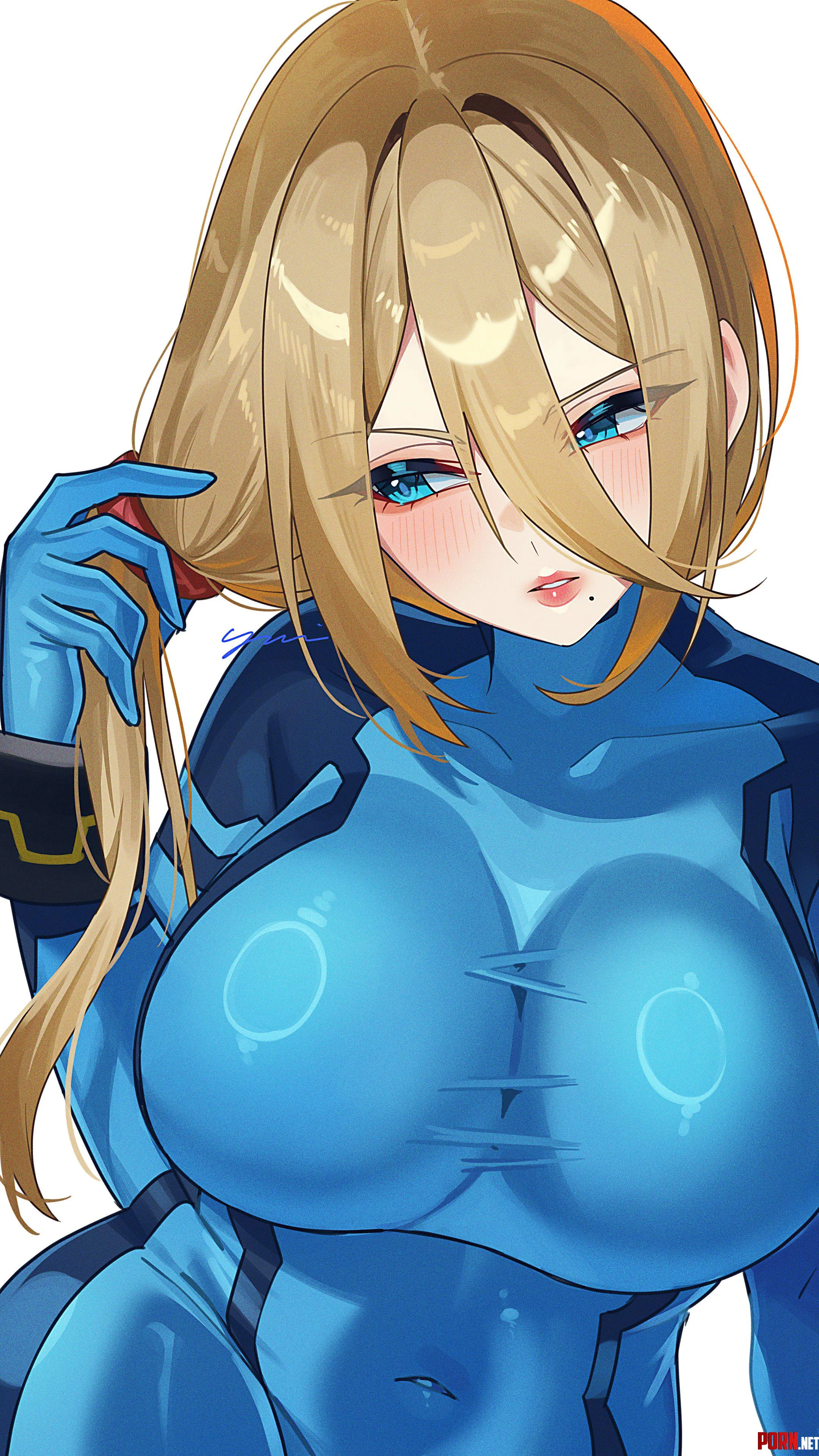 Samus Aran [Metroid] by WoolsonDaSheep