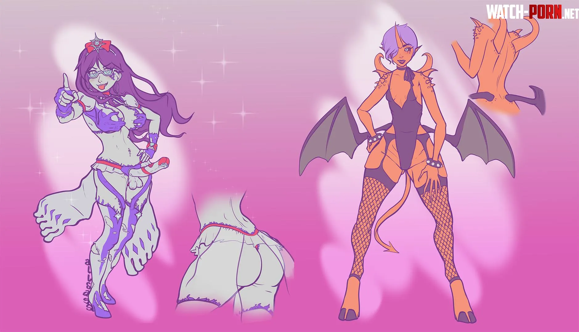 Magical Girl; Living Clothes [OC by allsass + syntaxerror] by allsassXD