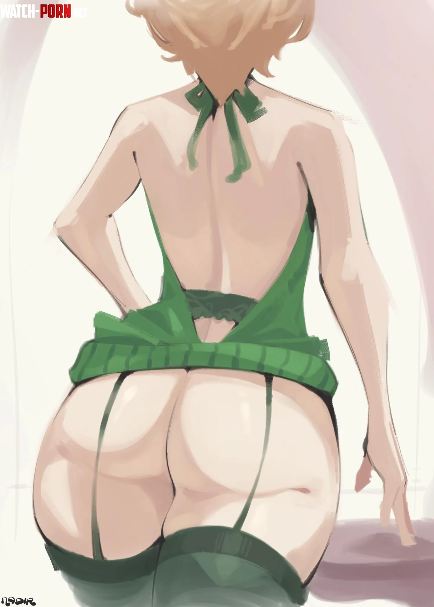 stockings and garterbelt by UndeadEquinox