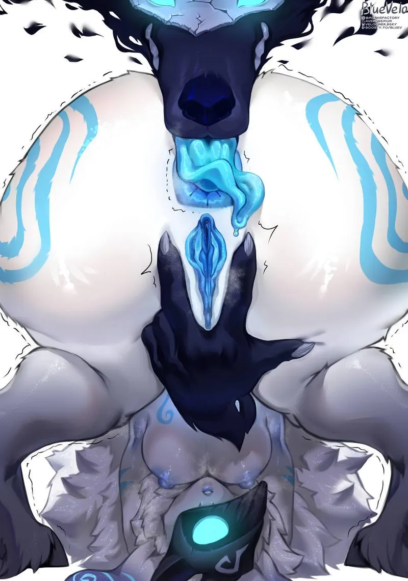 Thumbnail Kindred's Lamb Meat Dissected by BlueVelo on Rule34LoL
