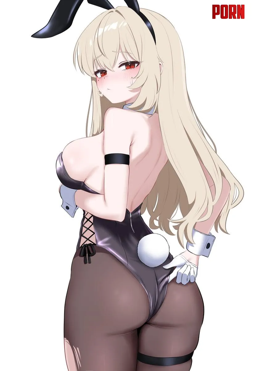 Looking cute in her bunny outfit [Original] (oldsickkim) by RainDMask