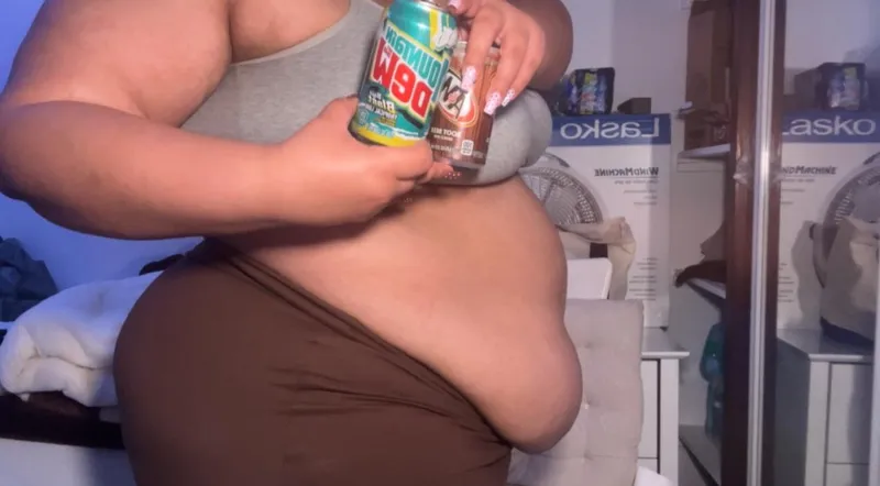 Thumbnail Soda Bloat Wonders: Indulging in Stuffer Fantasies by thedollbb
