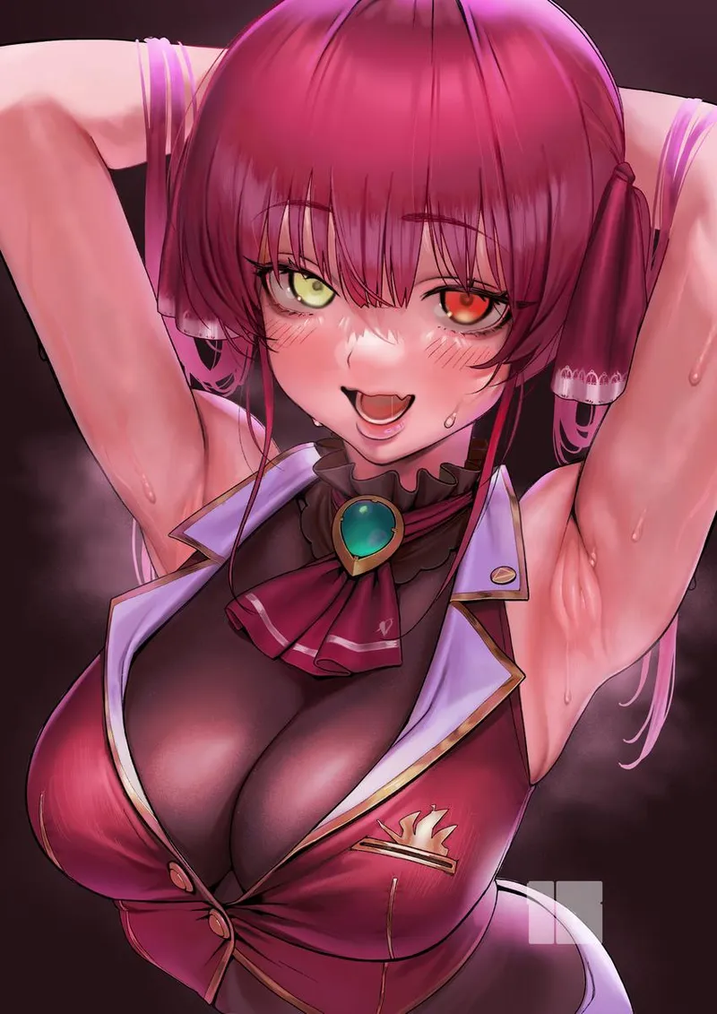Thumbnail Discover Houshou Marine's Armpits in Anime by Author Nekotashikun