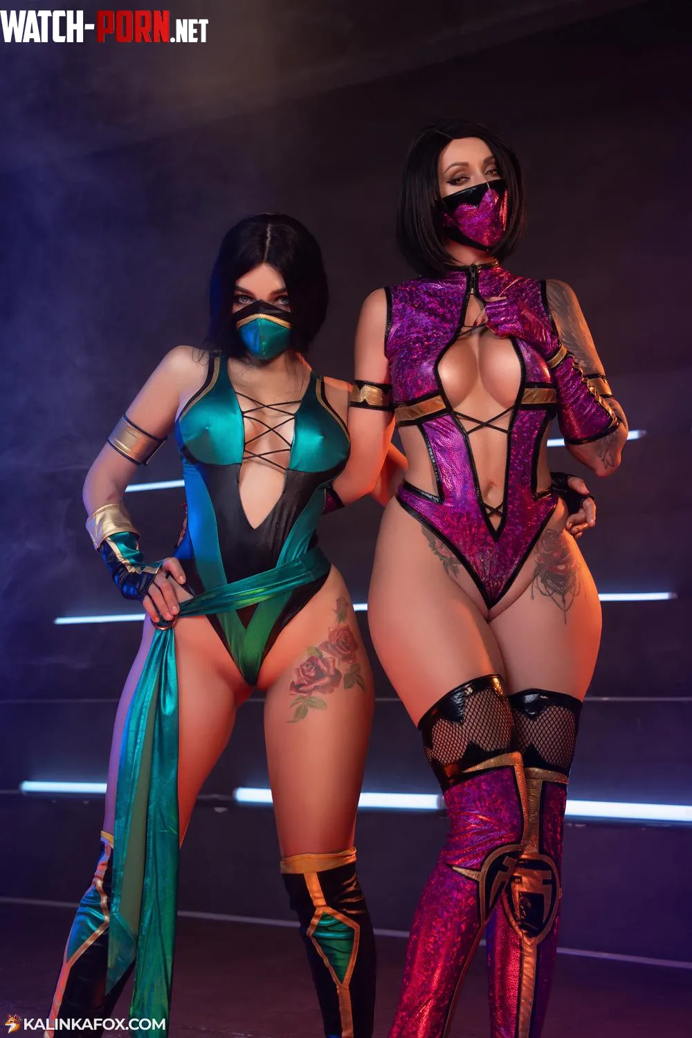 Jade and Mileena by KalinkaFox & Lera Himera [Mortal Kombat] by kalinkafox