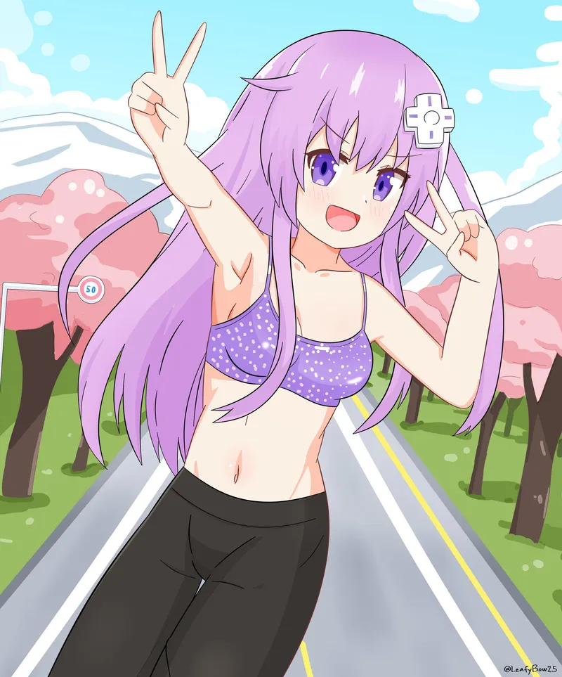 Thumbnail Gearsy Posing Amid Cherry Blossoms: An Artistic Take on Animemidriff