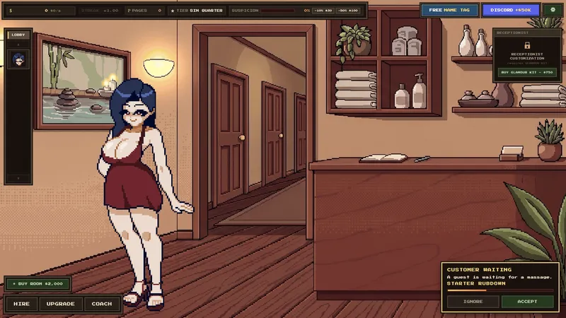 Thumbnail Create Your Haven: Run a Pixel Asian Massage Parlor | PerfectNerve9932
