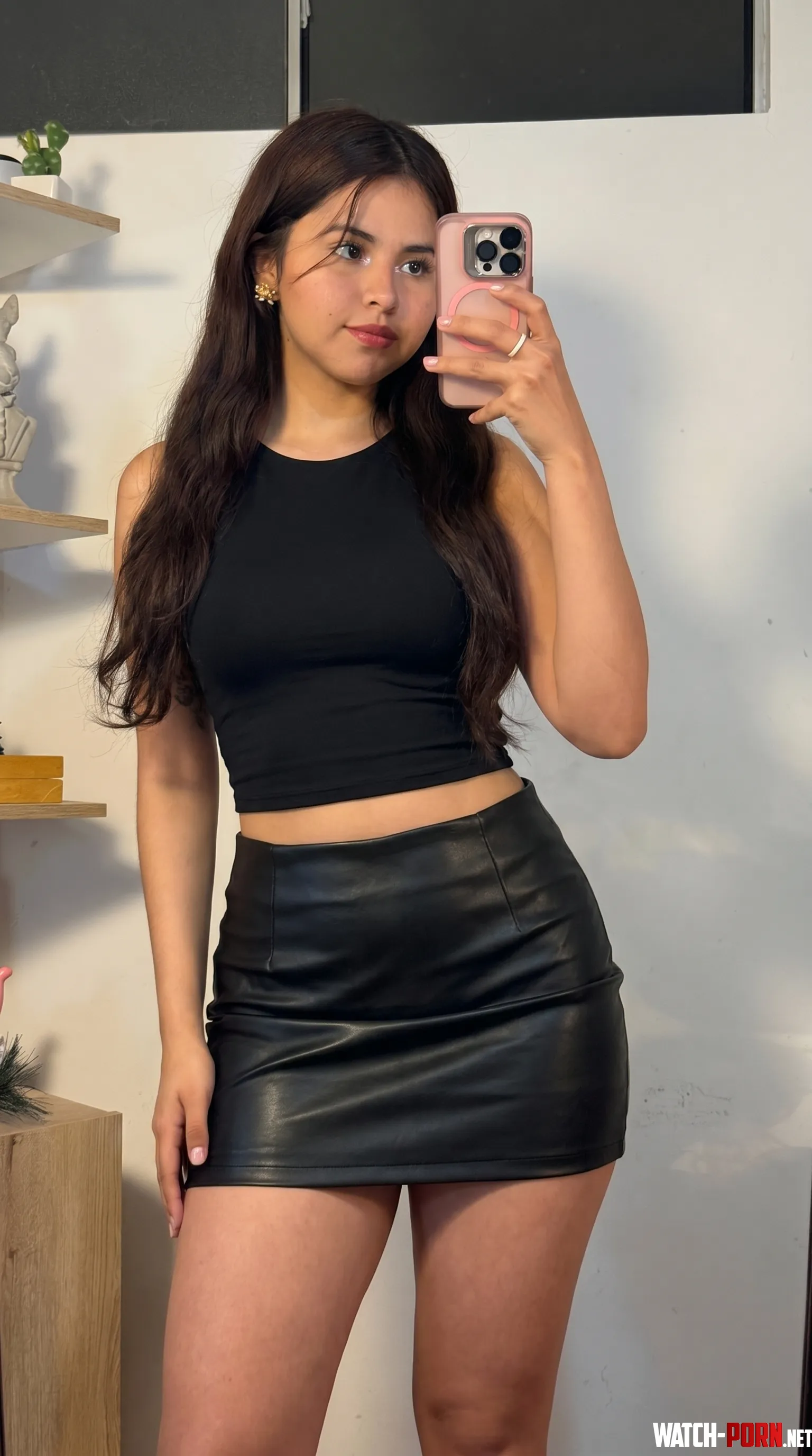 My fav leather skirt by GirlySeduction