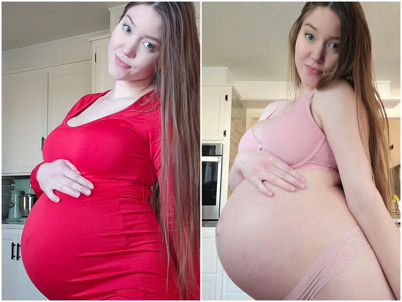 Thumbnail Pregnancy Fashion Face-off: jade_love_12345's Lingerie Battle