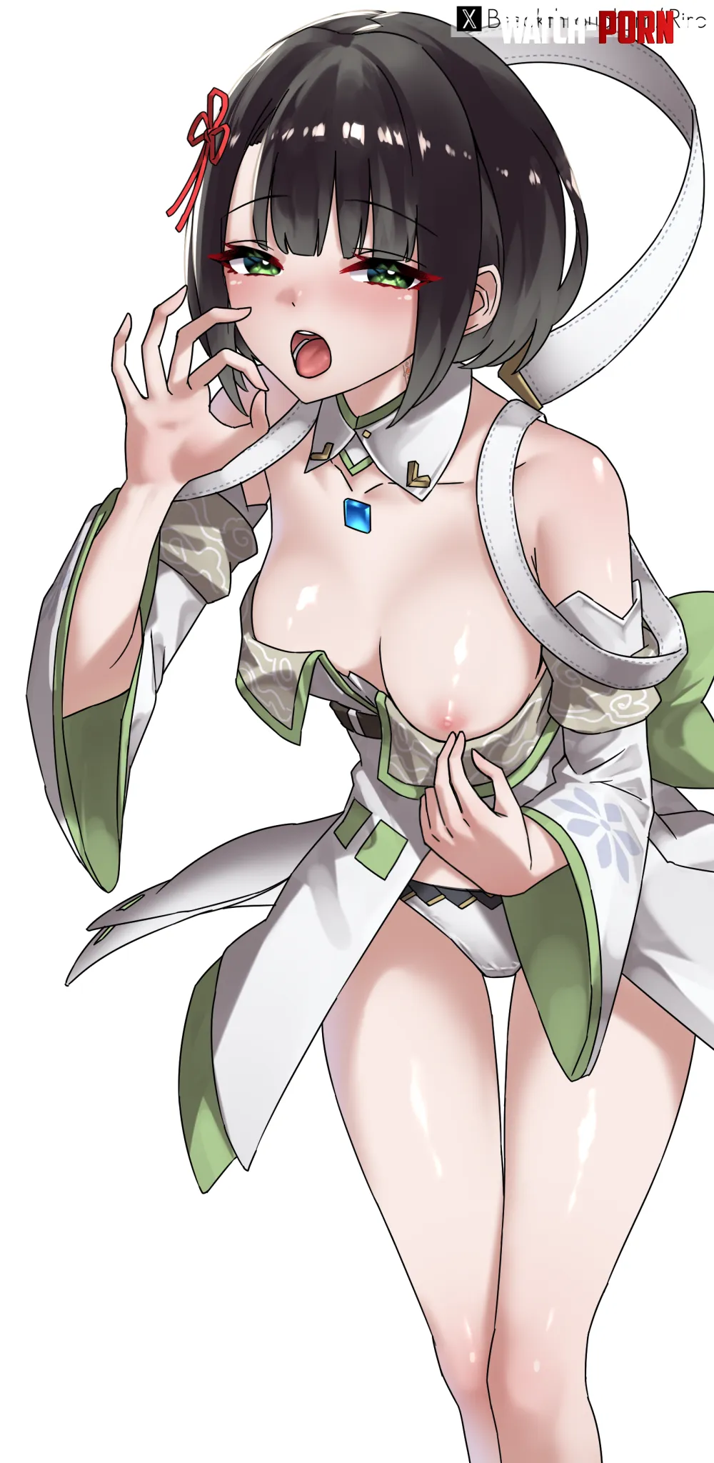 Cheeky nip-slip (breakthrough rr) [Xenoblade Chronicles] by nakorurukami