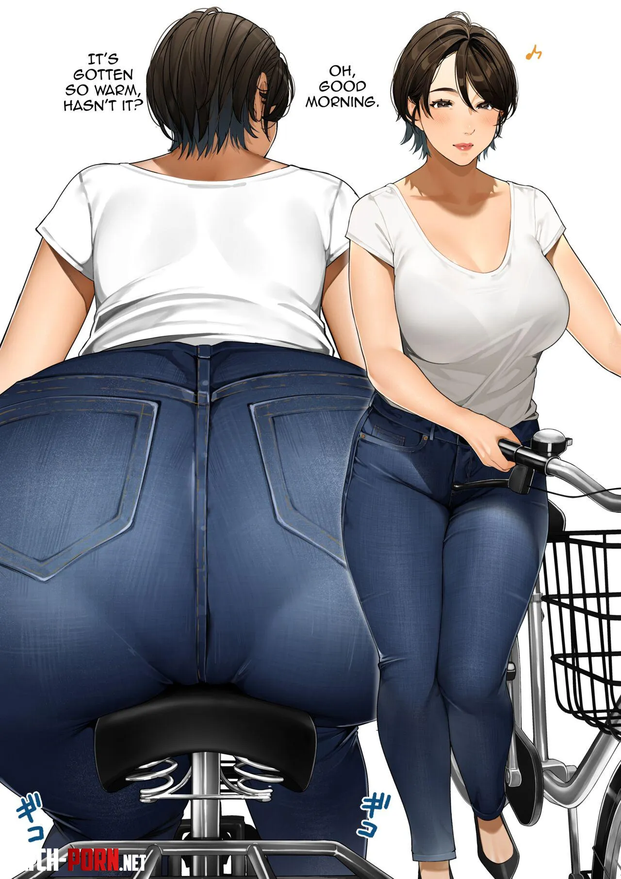 Her Ass Is So Big It’s Basically Hugging Me On The Bike by momscomic_org