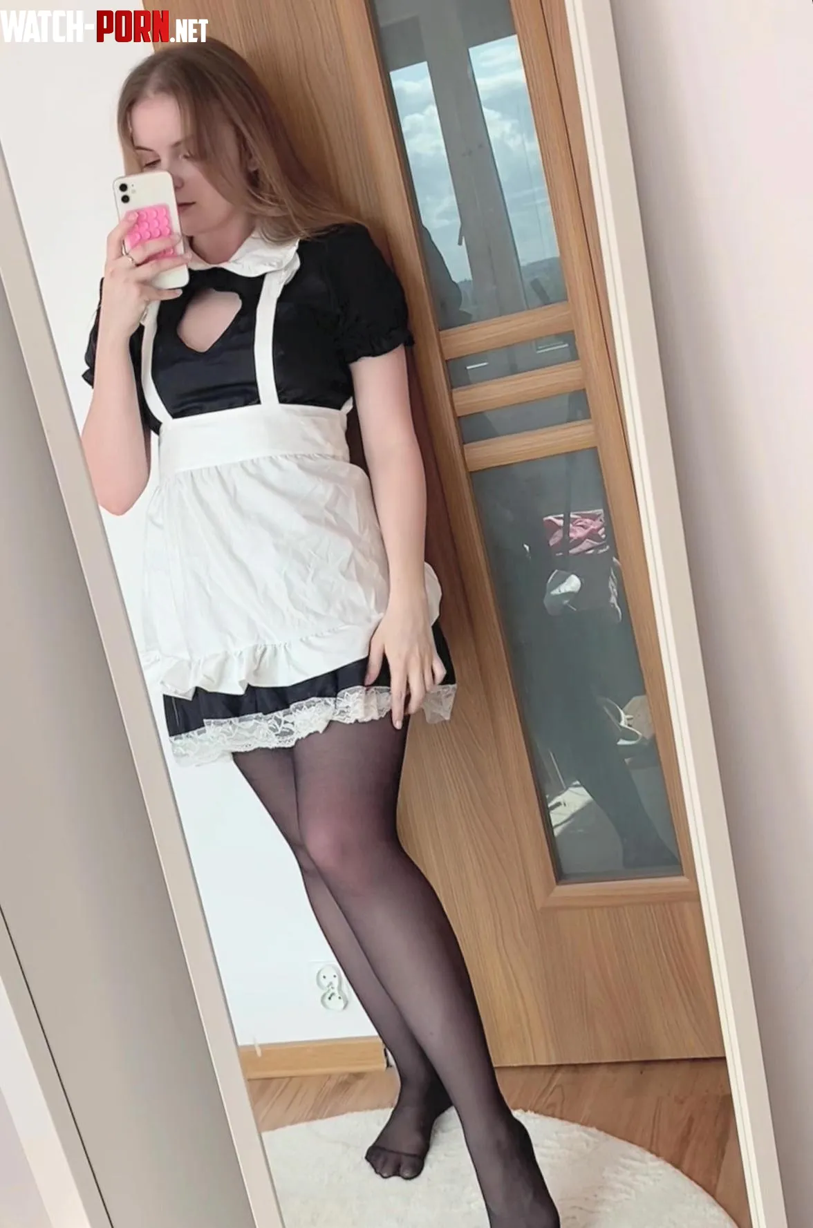 Don't mind me, just your friendly neighborhood maid by crohnssquare2
