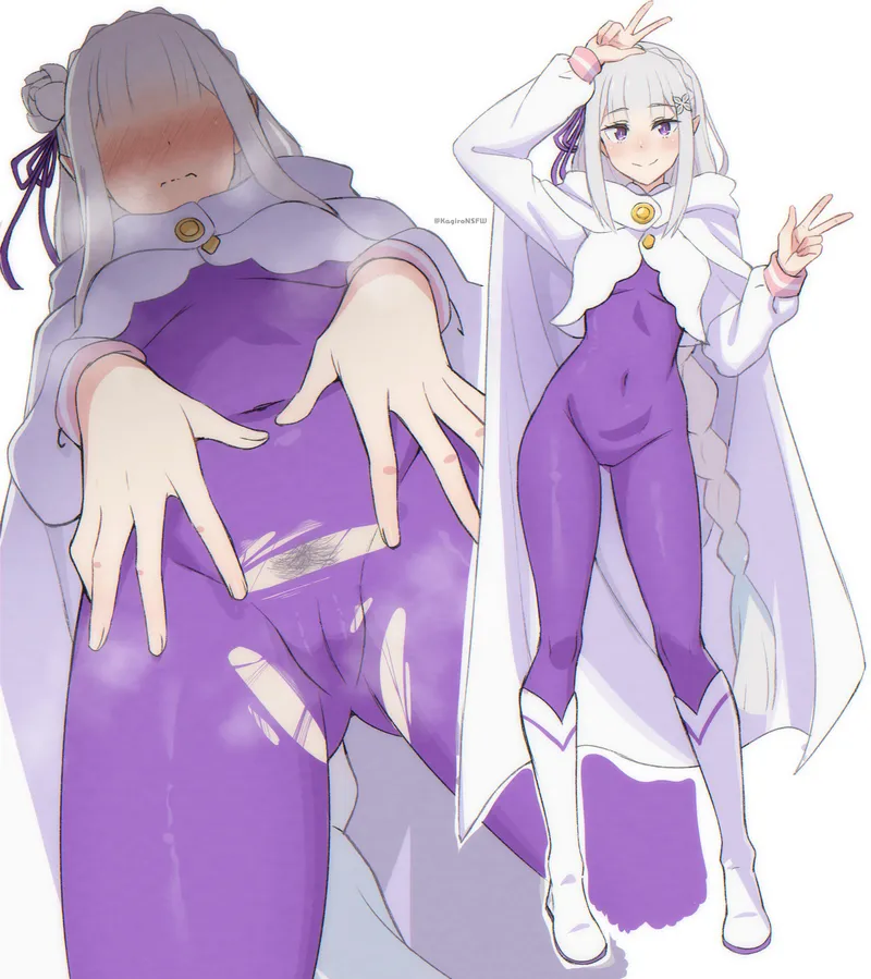 Thumbnail Revealing Outfit: Emilia's Seductive Style by Da_Darius