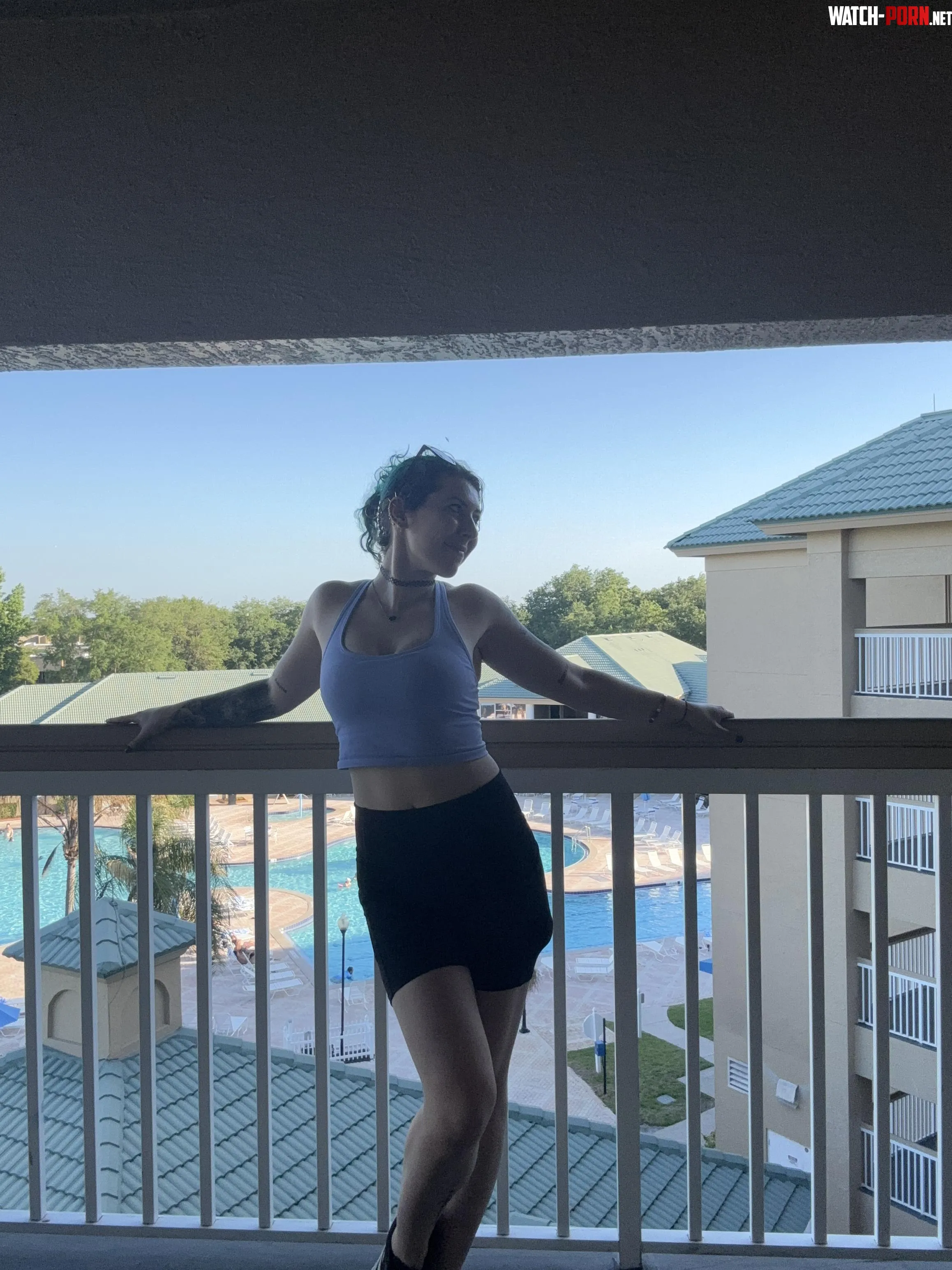 Sexy on the balcony by sirenskiss3
