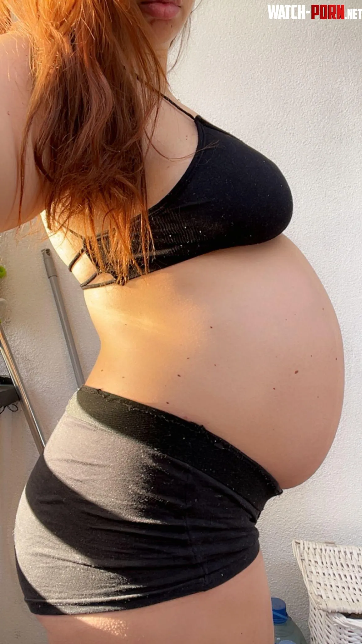 Would you jerk off while kissing my belly by SexyMasha99