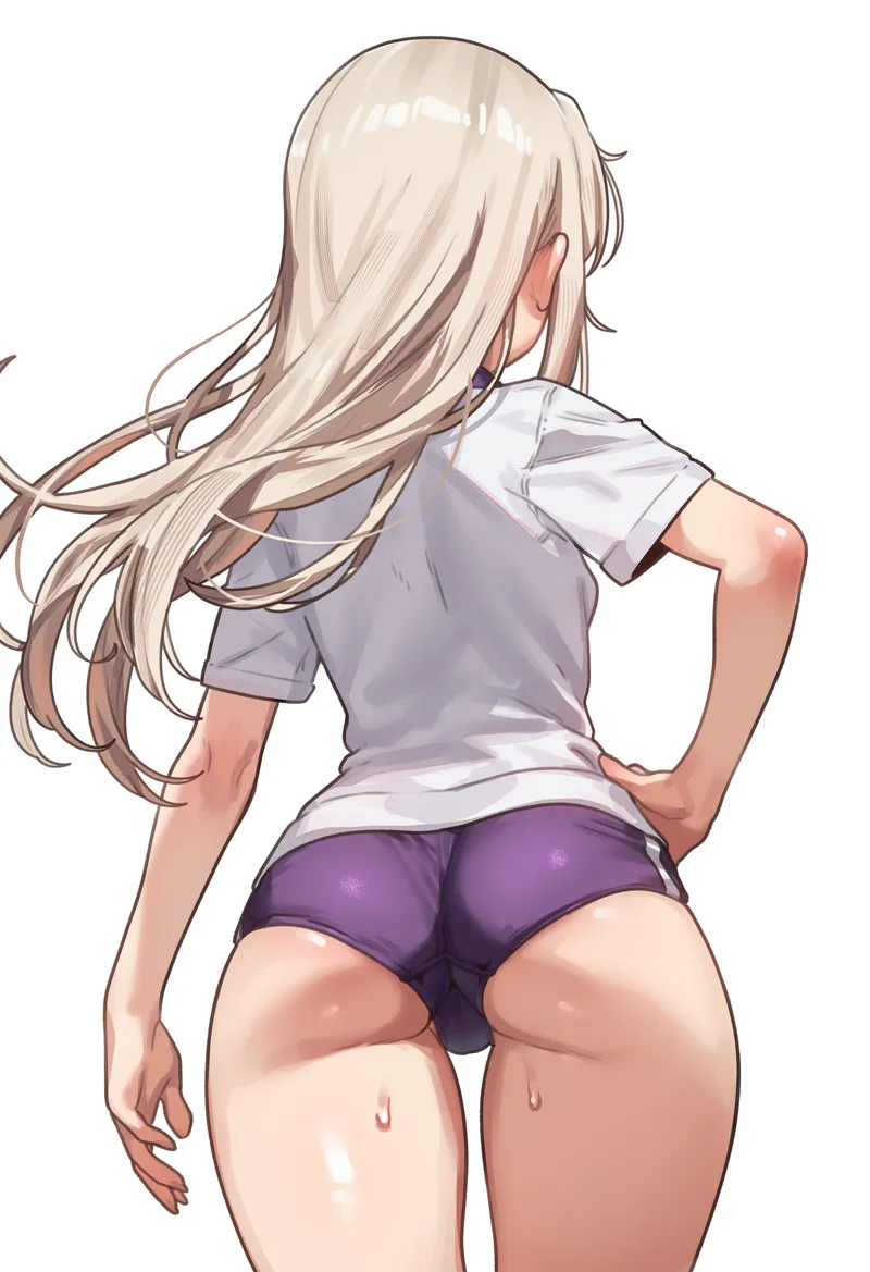 Thumbnail Seductive Gym Looks: Unveiling Illya from Fate/Stay Night by Iriyasufiiru in thighdeology Category