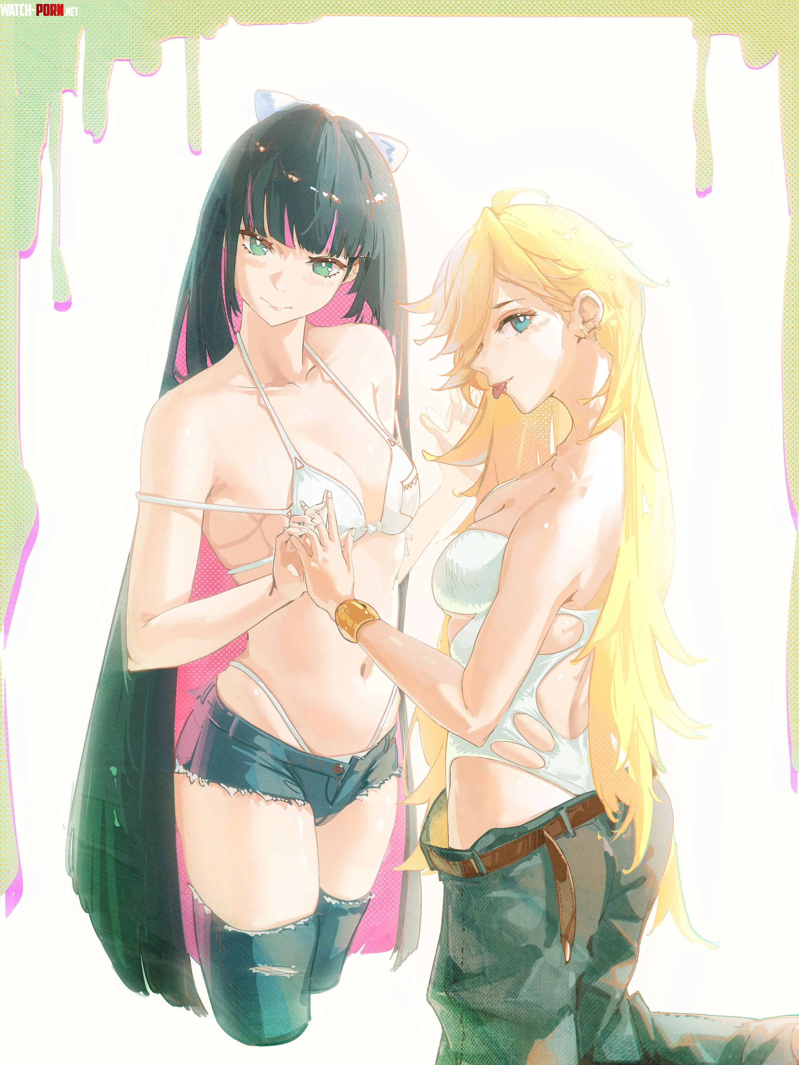 Sexy Panty and Stocking [Panty & Stocking with Garterbelt ] by Silent_Steak_9540