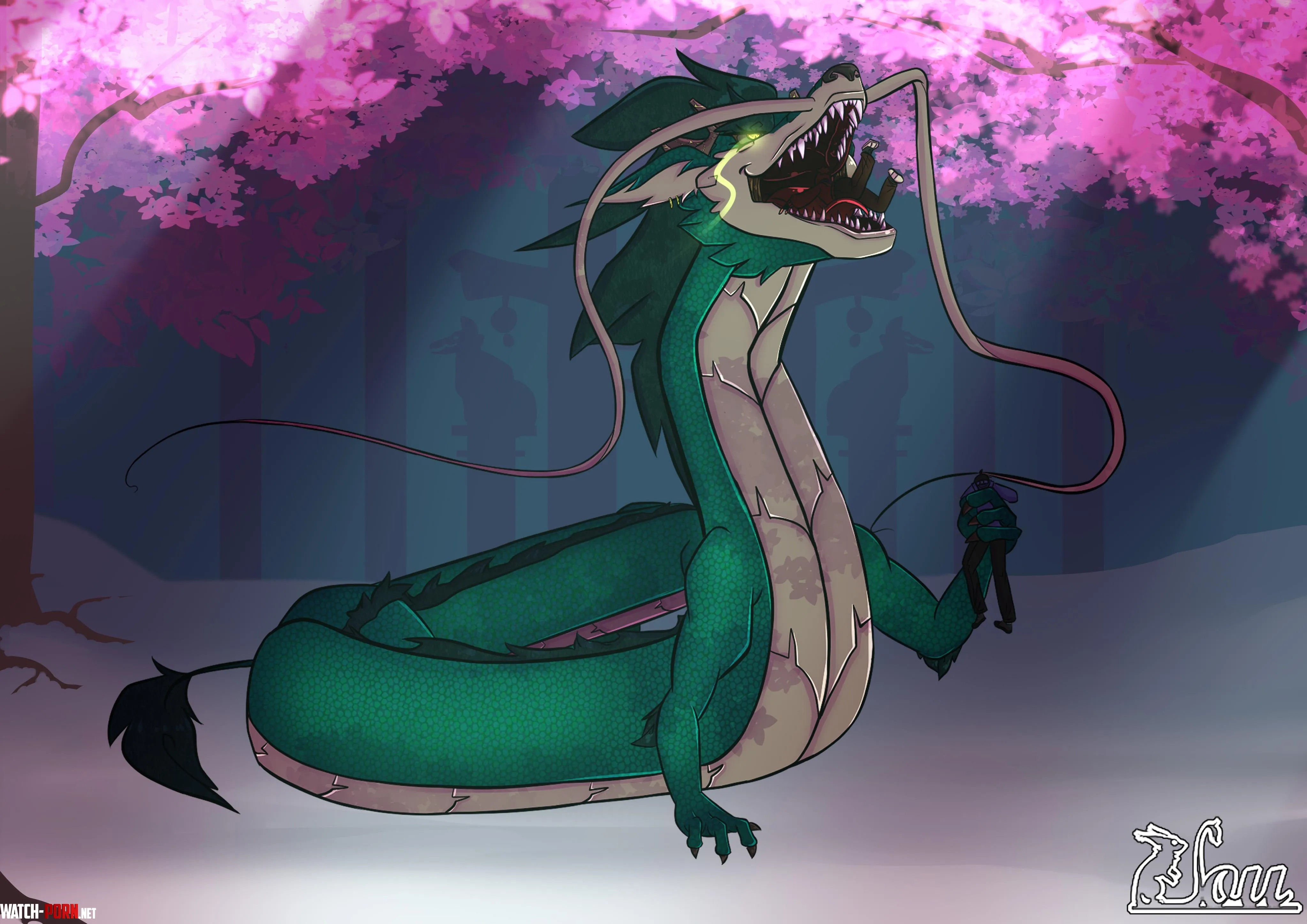 {image} January 2024 monster lore sequence 5/7(by me) by MousyLou91