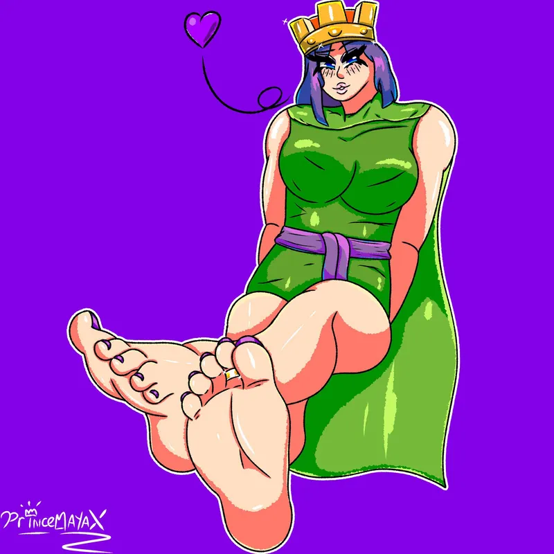 Thumbnail Archer Queen from Clash of Clans by PrinceMayaNSFW in rule34feet Category