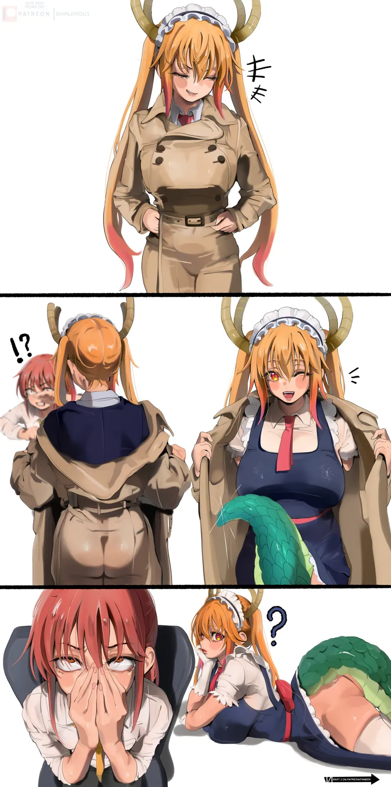 Thumbnail Discover Sensual Artistry: yuri in 'Miss Kobayashi's Dragon Maid'