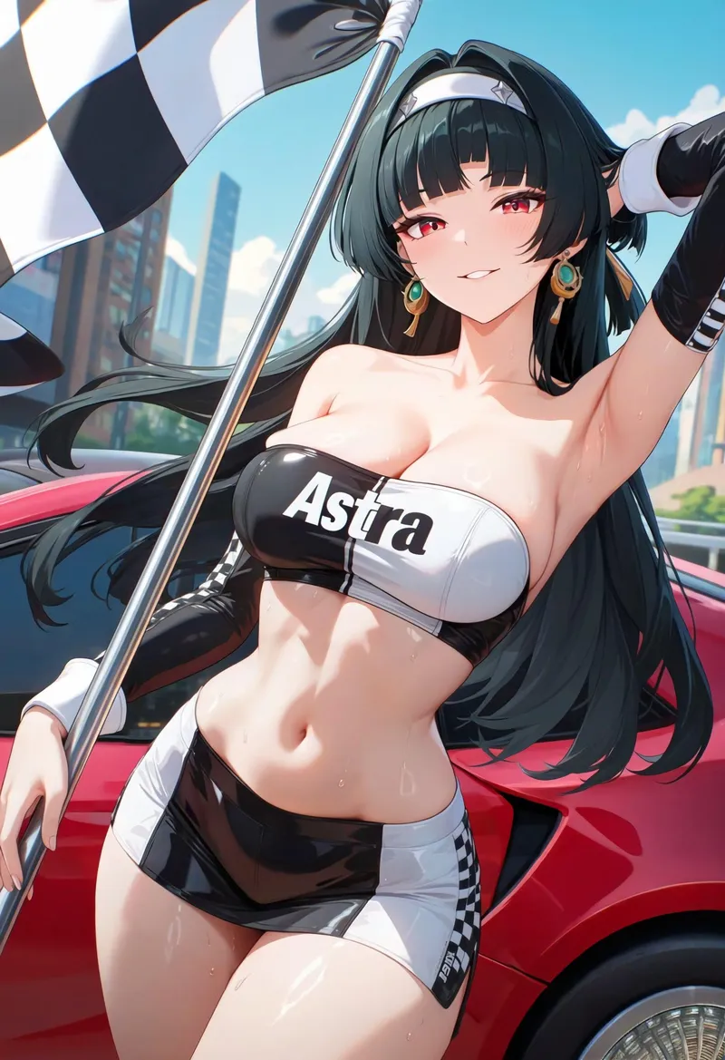 Thumbnail Race Queen Astra Yao in Zenless Zone Zero by WoolsonDaSheep