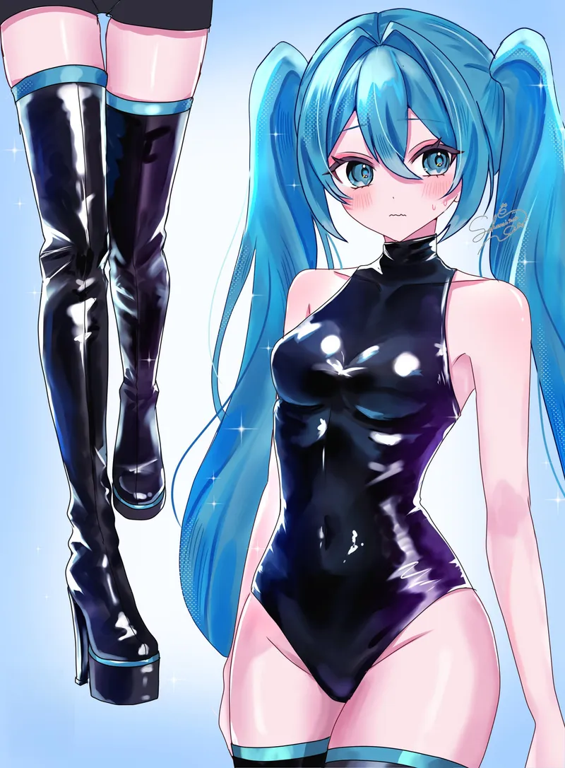 Thumbnail Hatsune Miku from Vocaloid: Virtual charm by WoolsonDaSheep