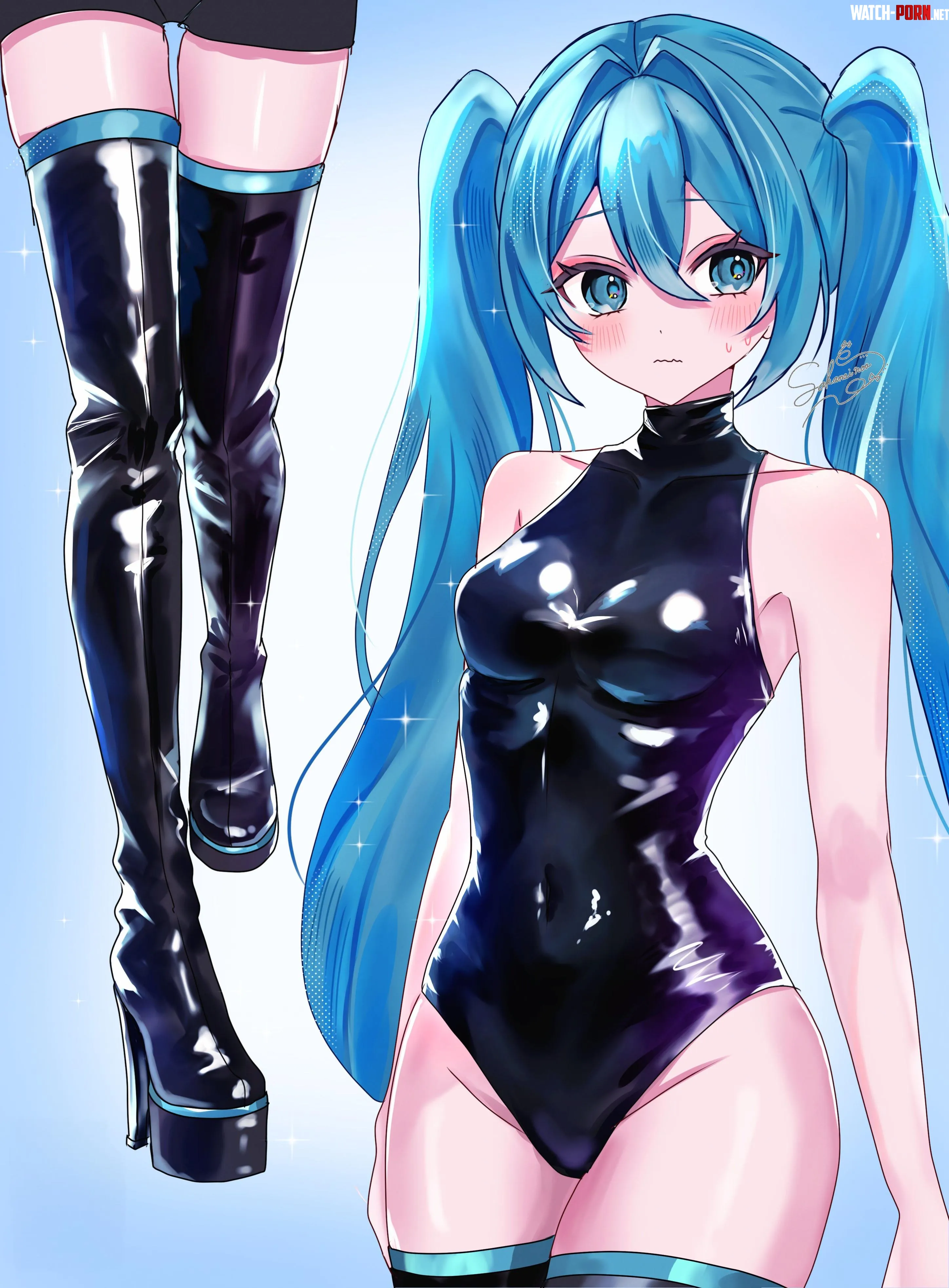 Hatsune Miku [Vocaloid] by WoolsonDaSheep