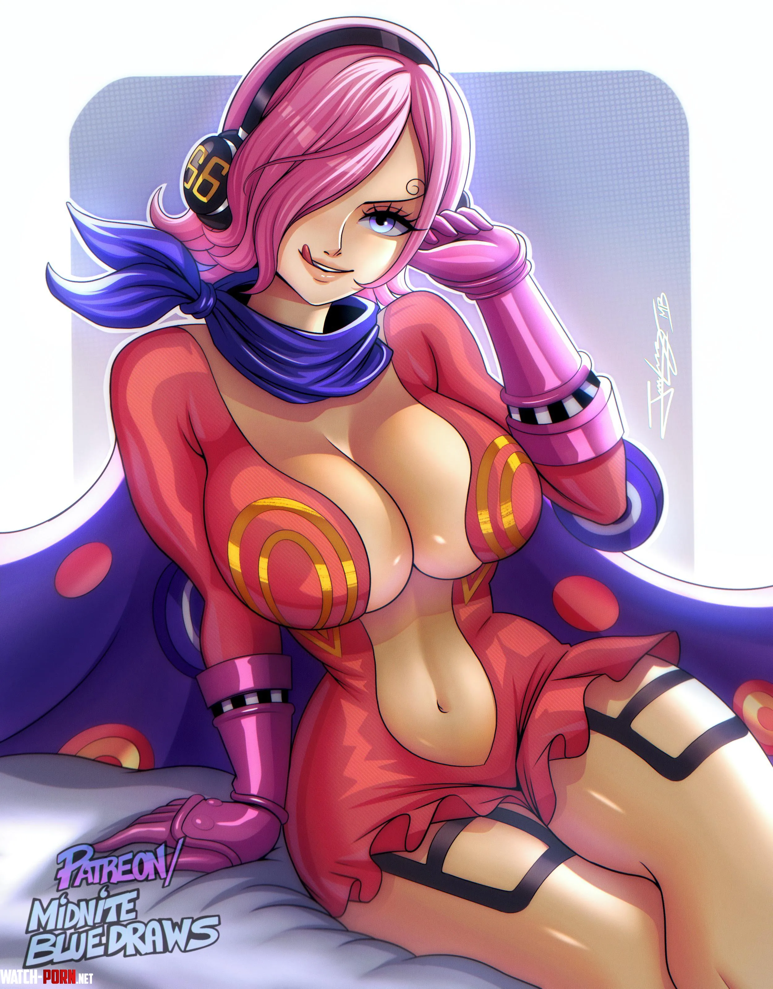 Vinsmoke Reiju fan art by MidniteBlueDraws by MidniteBlues