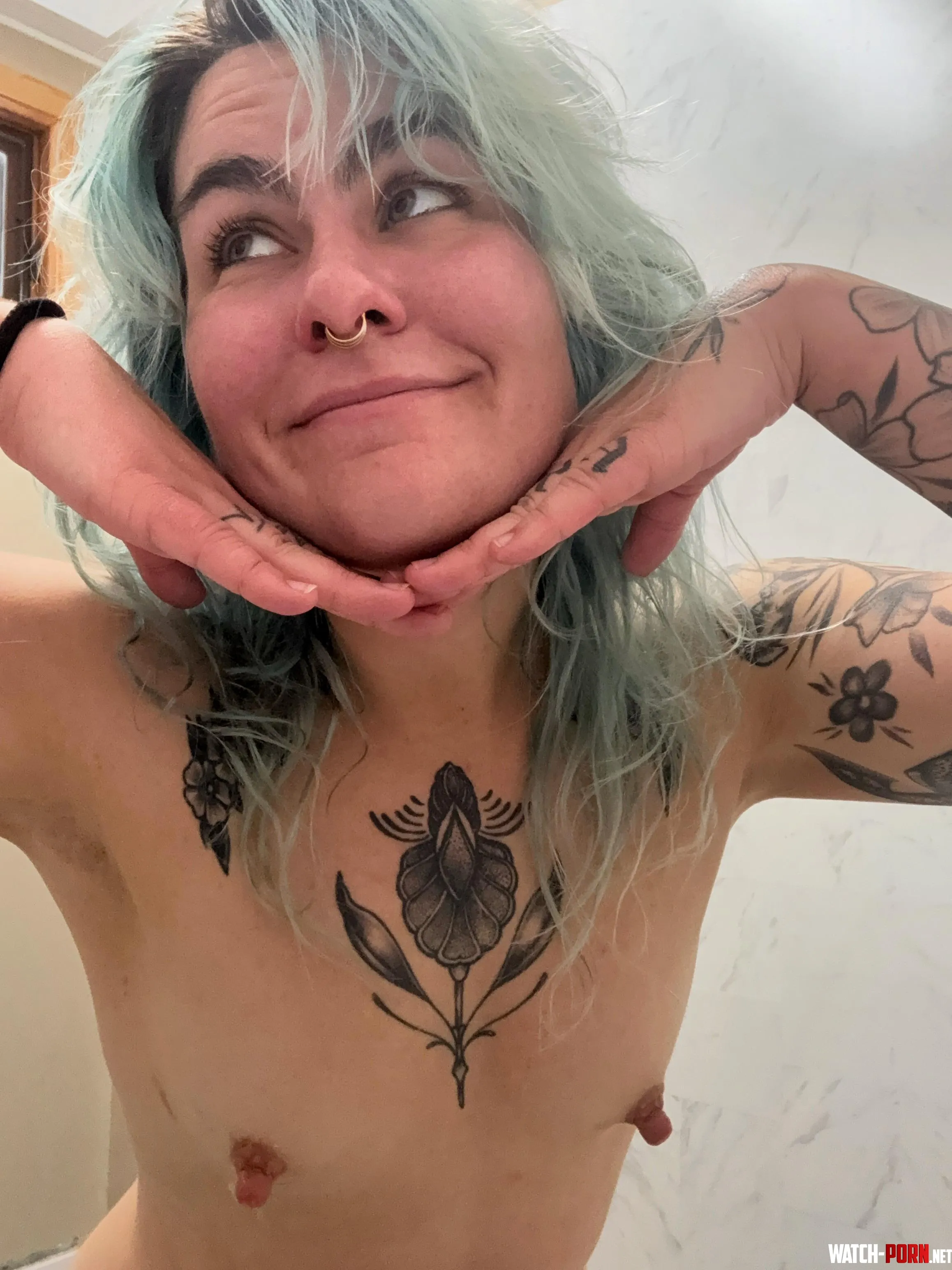 lookin’ extra perky in the shower today! by stoned_little_slut