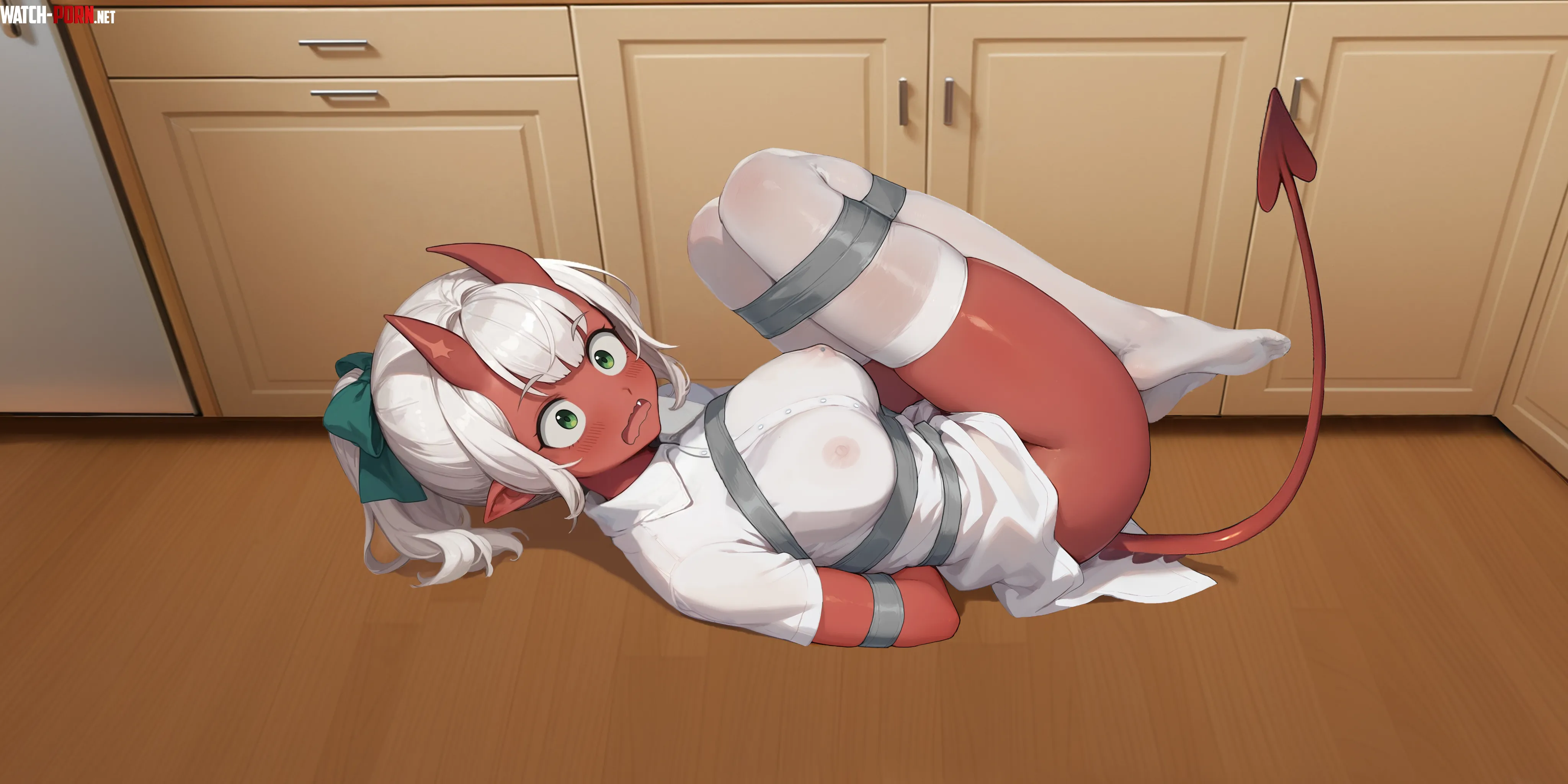 The tape Incident (Demonic plumber) by Sugoi-Top2049