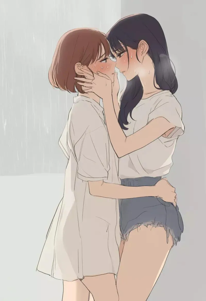 Thumbnail Embrace the Passion: Makeout in the Rain by DedicatedHentaiPage