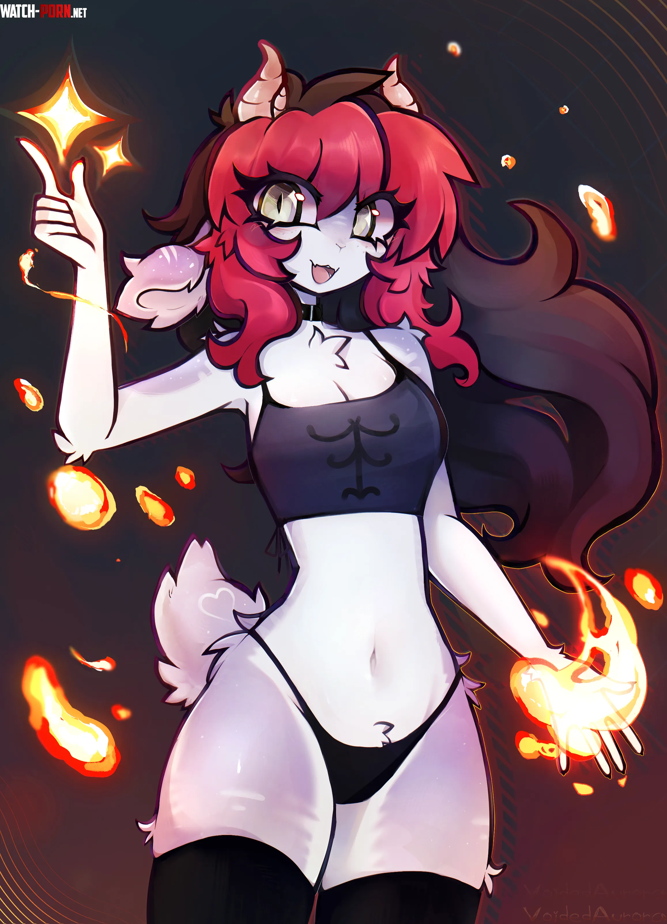 [Q] 🌹Nyx🌹- (🎨Art by me) by VoidedAurora