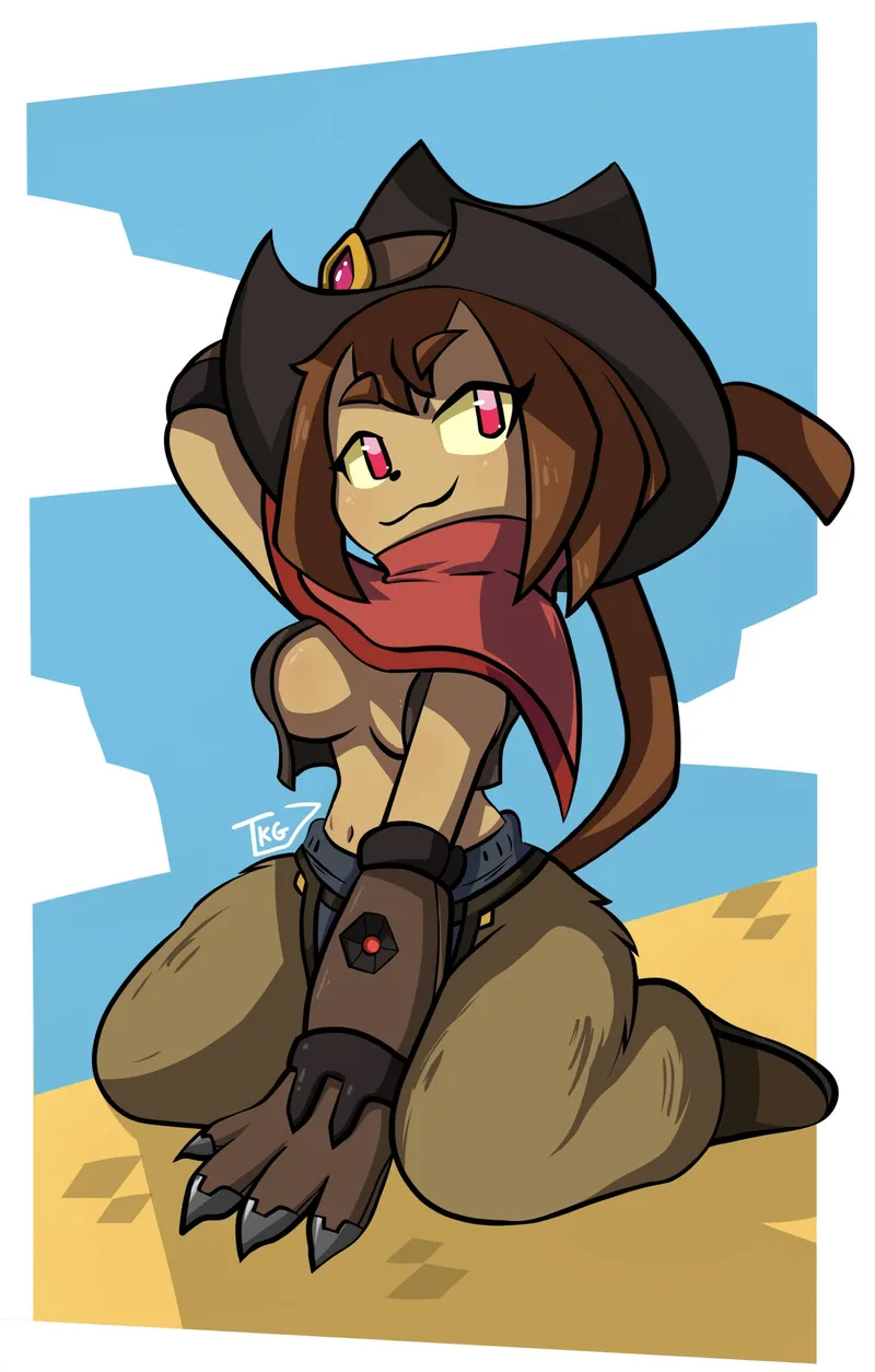 Thumbnail Cowgirl Kit Art from Gameoverse by Cululul - Unique Ecchi Experience