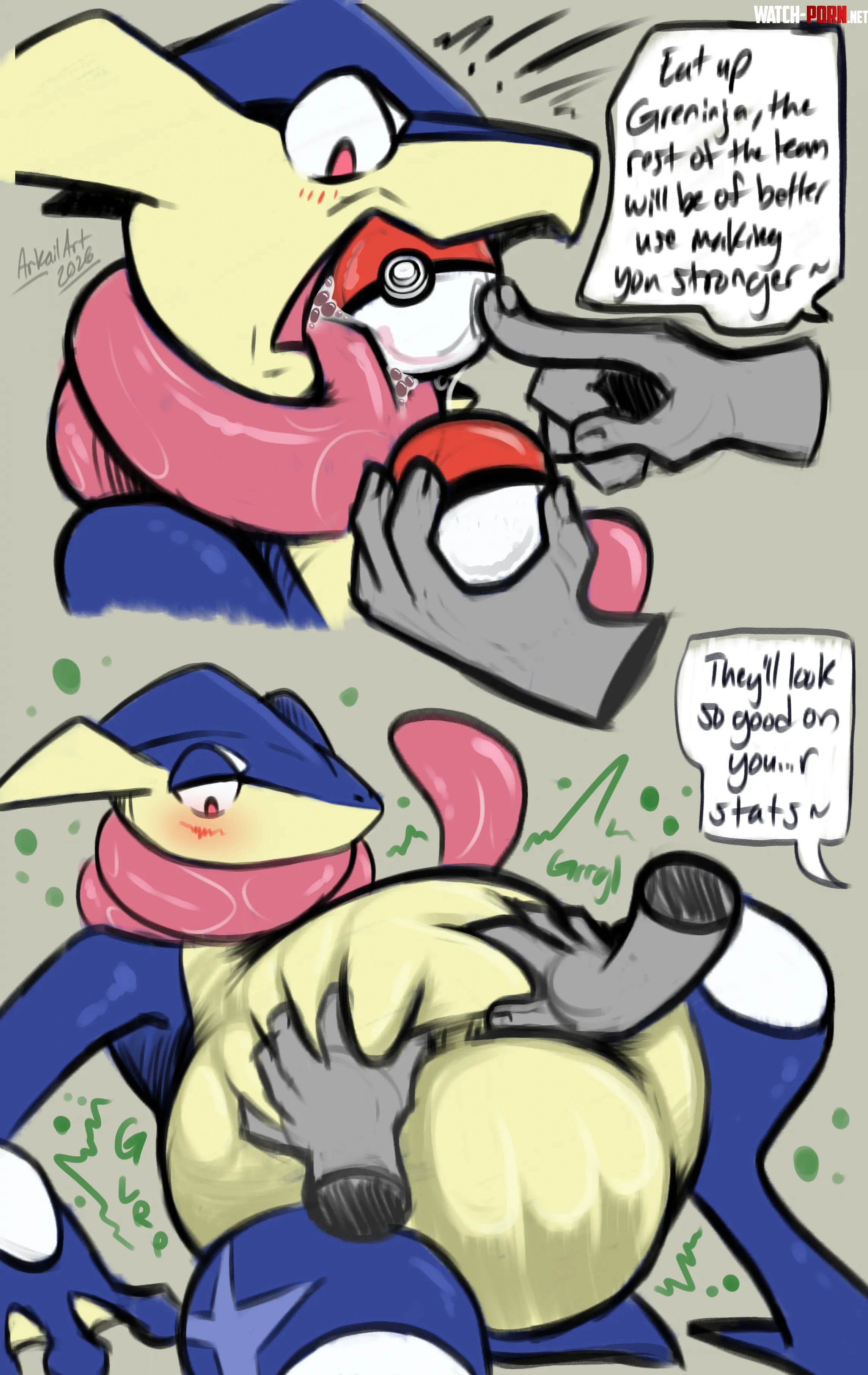 {Image} Feeding your ace (🎨 by Randomlucario) by DJAppledash