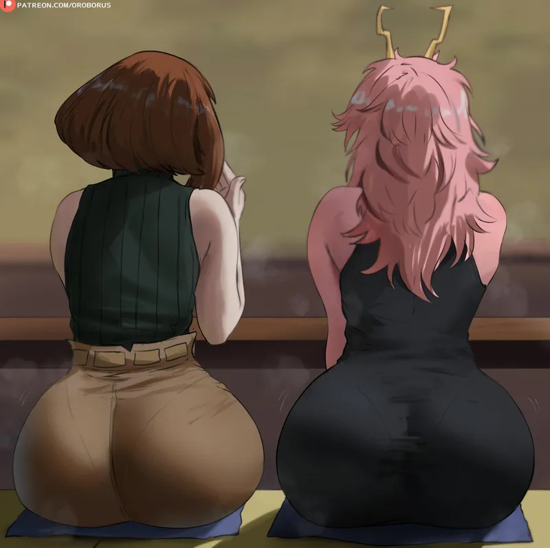 Thumbnail Ochako x Mina (Oroborus)[my hero academia] by avin8701
