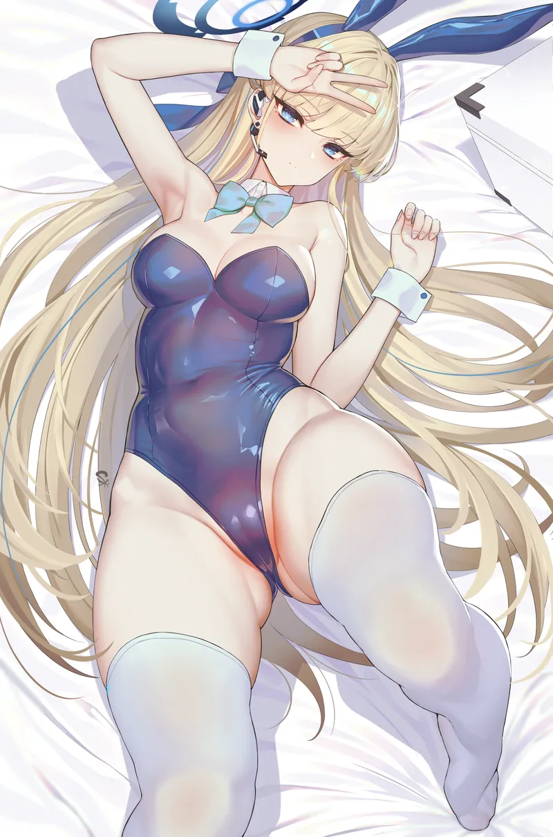 Thumbnail Toki's Bunny Outfit in Blue Archive: A Stunning Bodysuit Creation by FirefighterFun3853