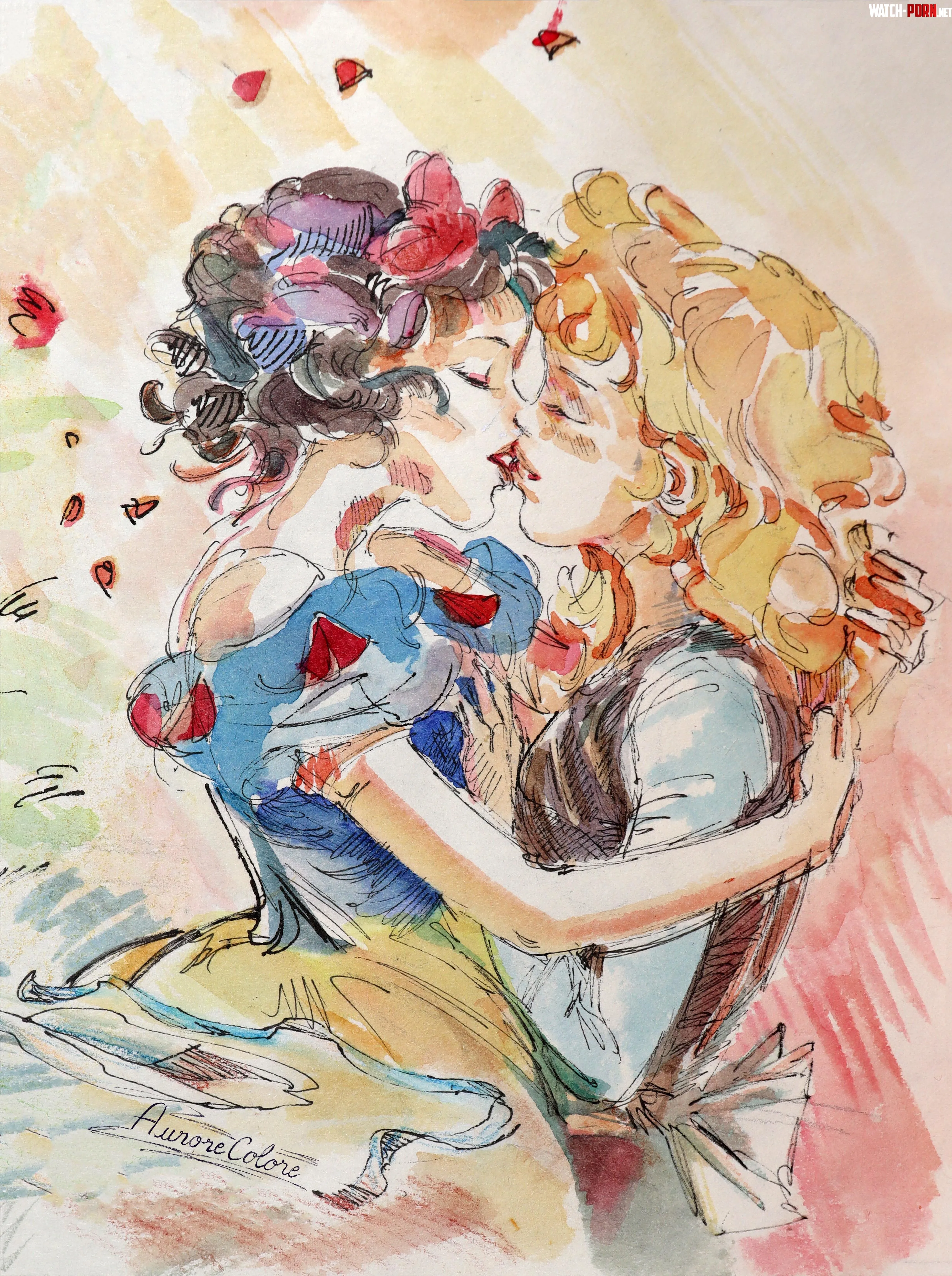 So This is Love✨🍎 by AuroreColore [Snow White x Cinderella (Disney)] by aurorecolore