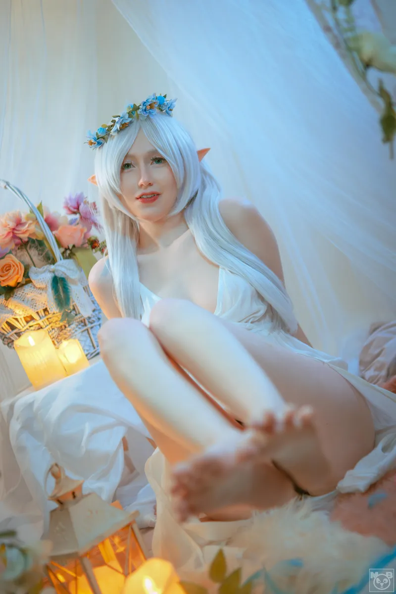 Thumbnail Cosplay Charm: Frieren's Elegance by vicia_cosplay | vrose_cosplay